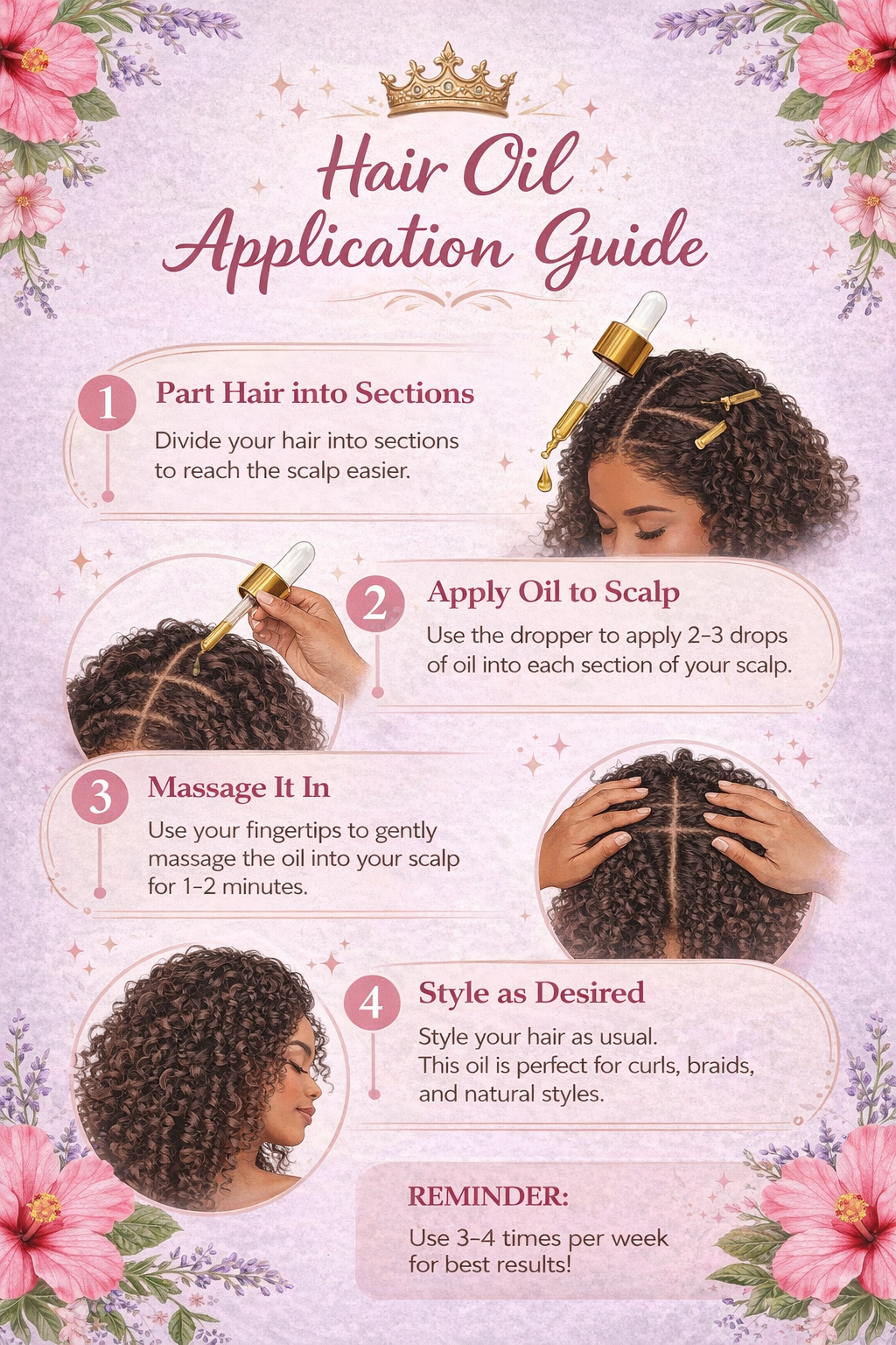Crown Cure Herbal Hair Growth Oil