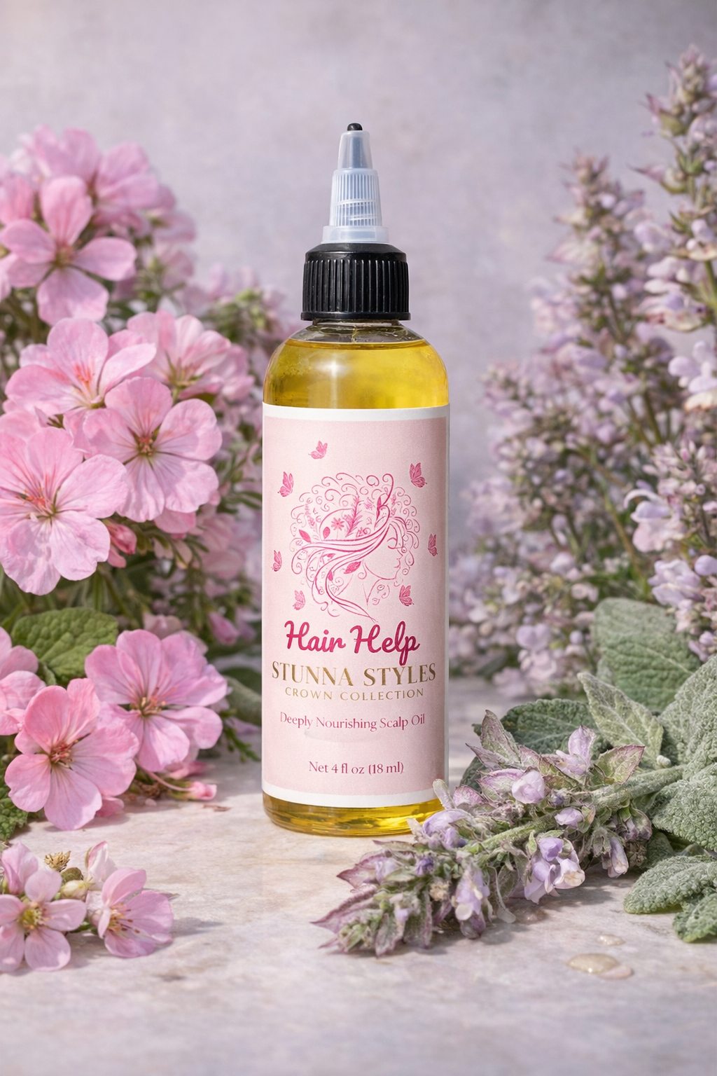 Hair Help - Deeply Nourishing Scalp & Hair Oil